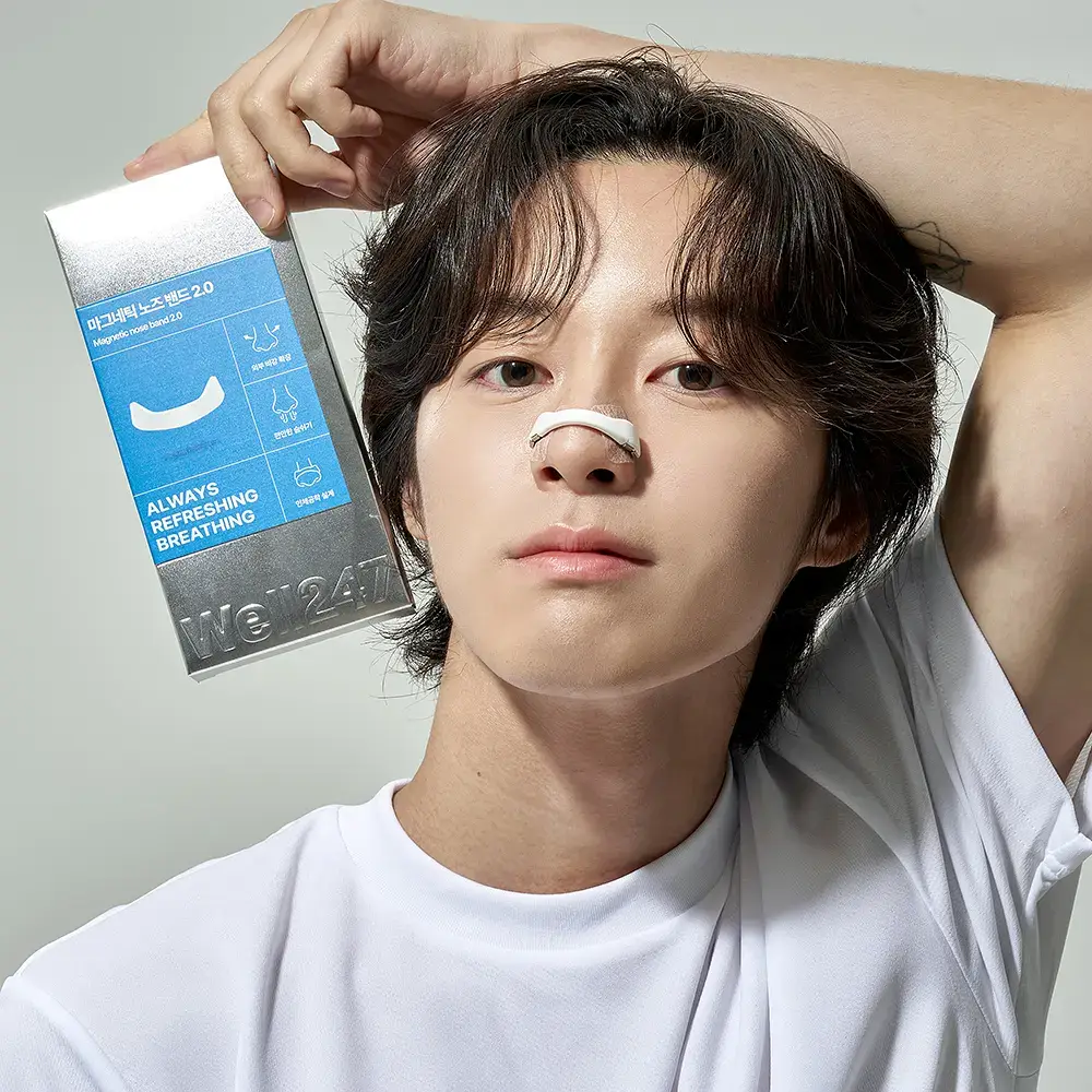 [의료기기] 웰247 코골이방지 마그네틱 노즈밴드 2.0